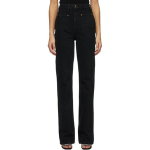 Khaite Black Isabella Jeans