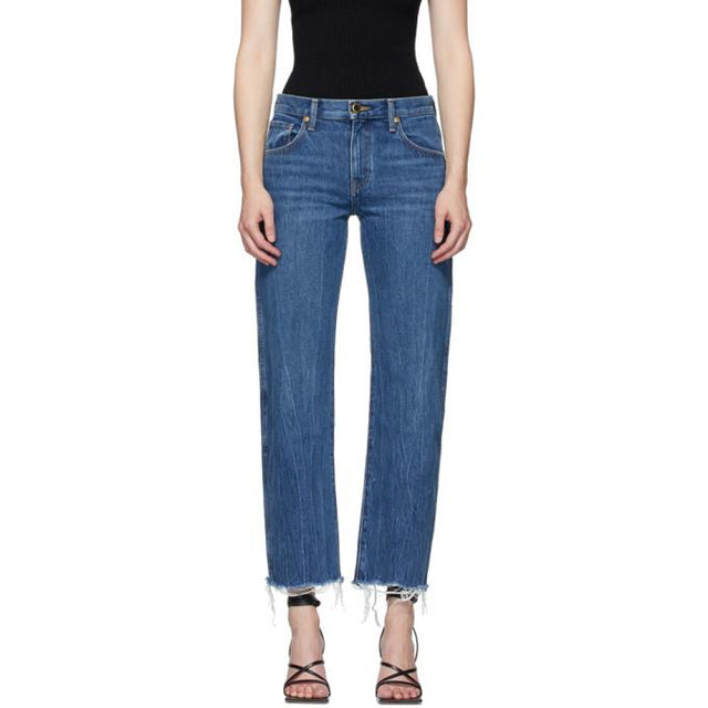 Khaite Blue The Kerrie Jeans