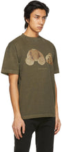 Palm Angels Khaki Bear T-Shirt
