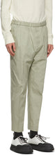 Jil Sander Khaki Gabardine Cropped Trousers