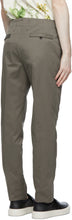 Salvatore Ferragamo Khaki Slim-Fit Trousers