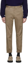 Gucci Khaki Stripe Trousers - Pantalon à rayures Gucci Khaki - 구찌 카키 스트라이프 바지