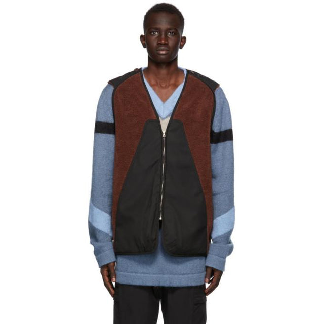 Kiko Kostadinov Brown and Black Nash Vest