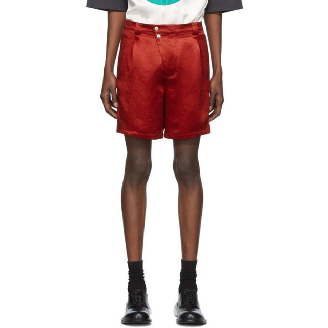 Kiko Kostadinov Red Ansel Racing Shorts