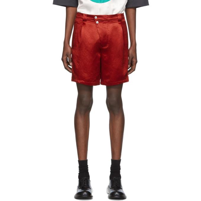Kiko Kostadinov Red Ansel Racing Shorts