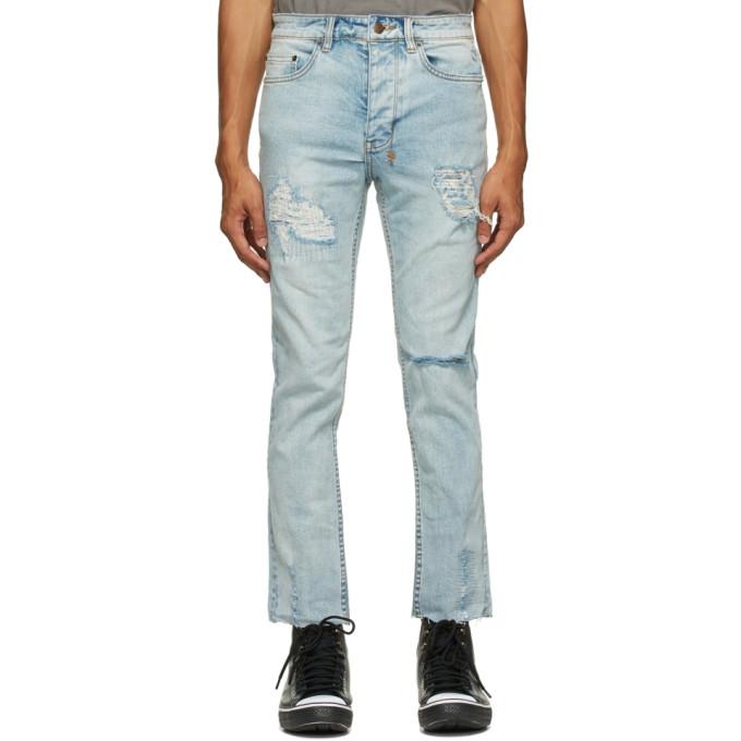 Ksubi Blue Chitch Chop Slice N Dice Jeans