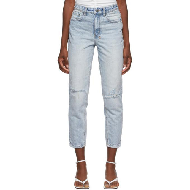 Ksubi Blue Ripped Pointer Jeans