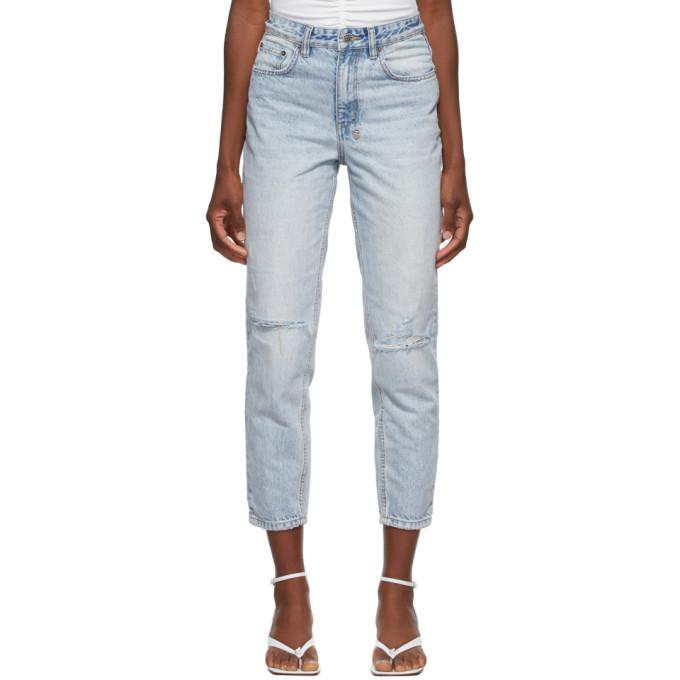 Ksubi Blue Ripped Pointer Jeans