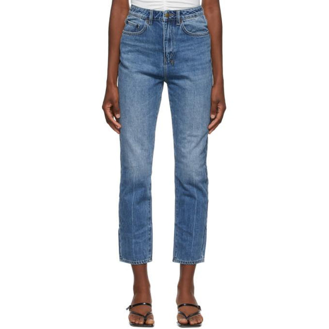 Ksubi Blue Stonewashed Chlo Wasted Jeans