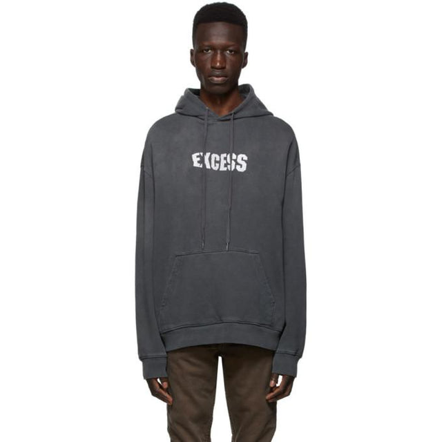 Ksubi Grey Excess Biggie Hoodie