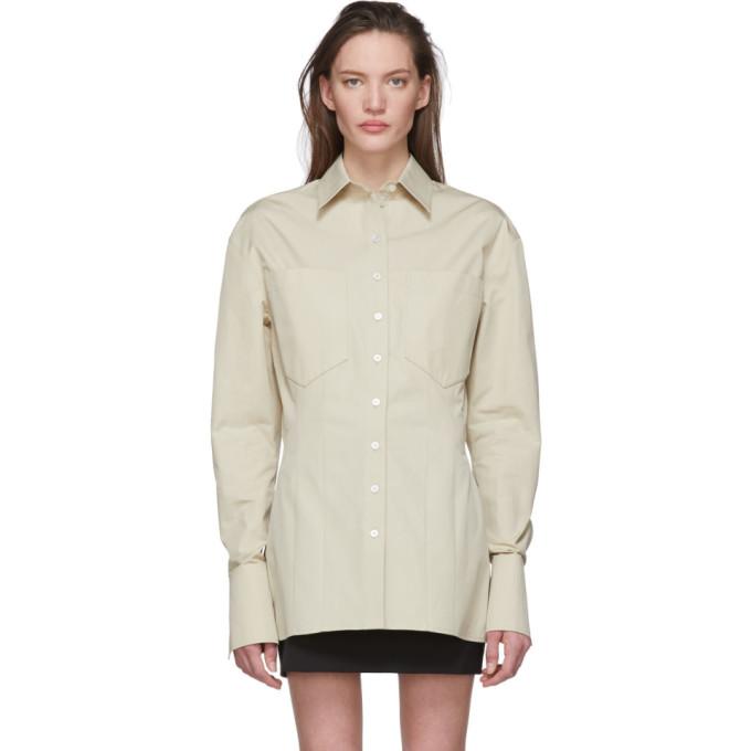 Kwaidan Editions Beige Waisted Shirt – BlackSkinny