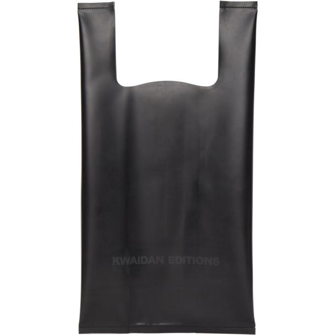 Kwaidan Editions Black Latex Shopper Tote