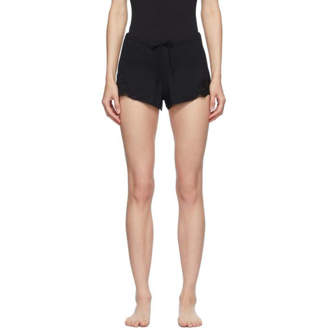 La Perla Black Cotton Sleep Shorts