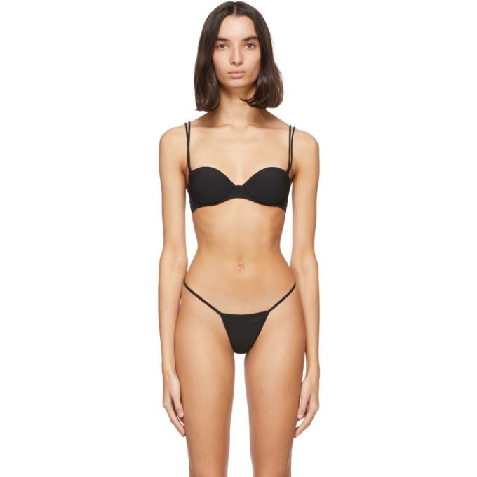 La Perla Black Second Skin Strapless Bandeau Bra