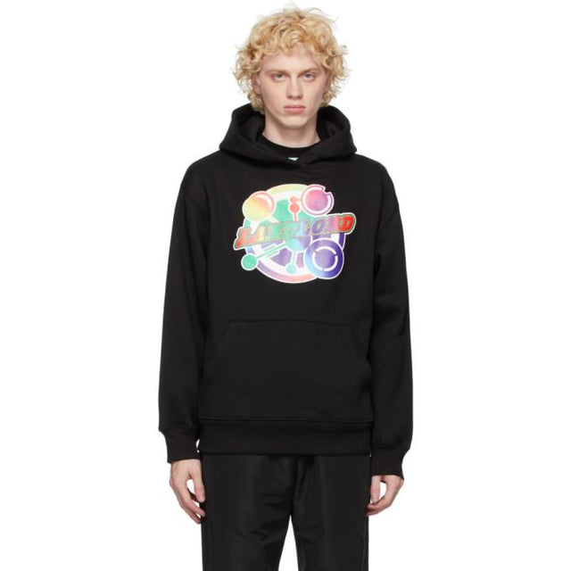 Landlord Black Graphic Logo Hoodie
