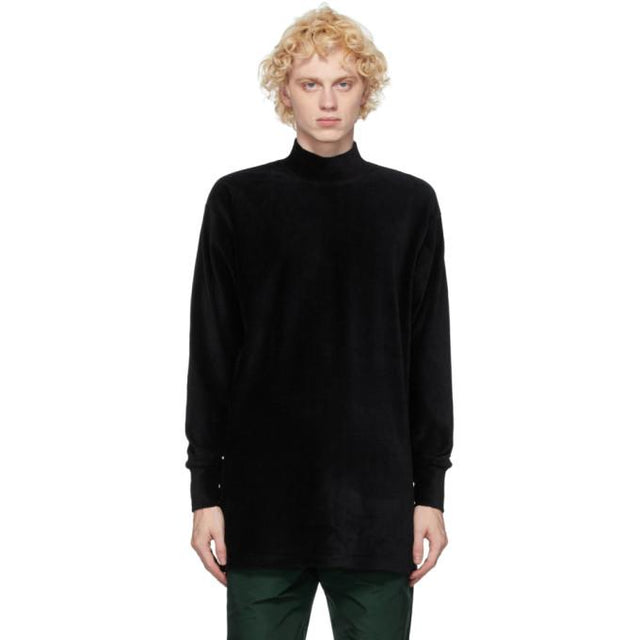 Landlord Black Knit Turtleneck Sweater