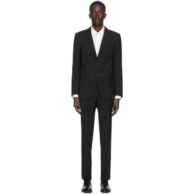 Lanvin Black Wool Suit