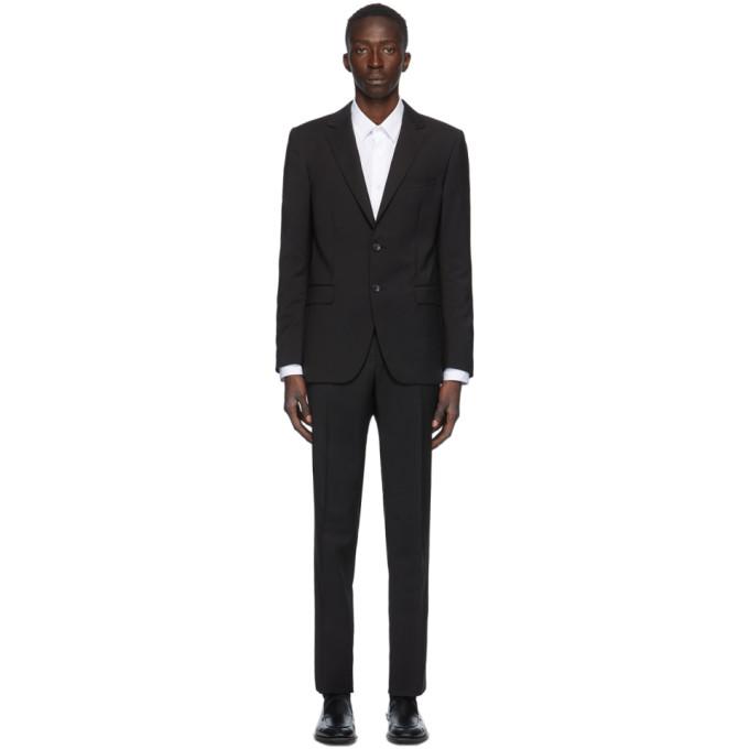 Lanvin Black Wool Suit