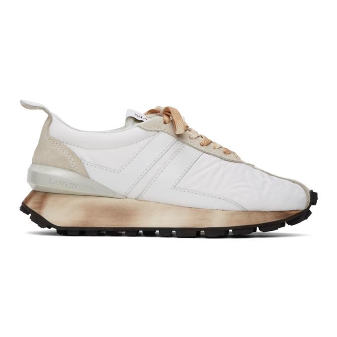 Lanvin White Bumper Sneakers