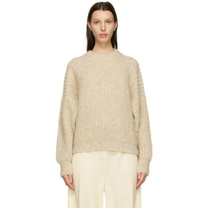 Lauren Manoogian Beige Alpaca and Wool Fisherwoman Sweater