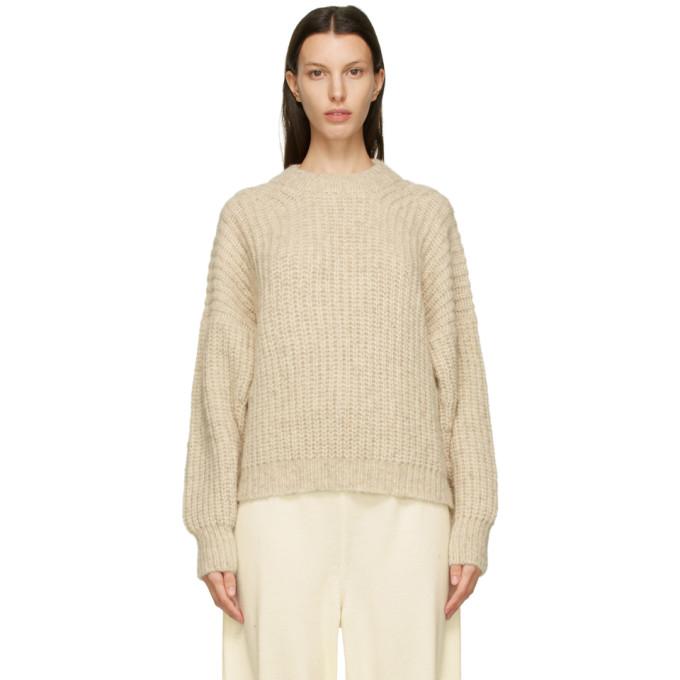 Lauren Manoogian Beige Alpaca and Wool Fisherwoman Sweater