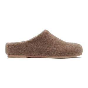 Lauren Manoogian Brown Alpaca Mono Mule Slippers