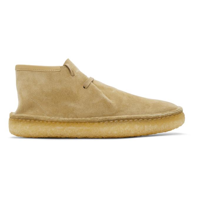 Lemaire Beige Laced Desert Boots