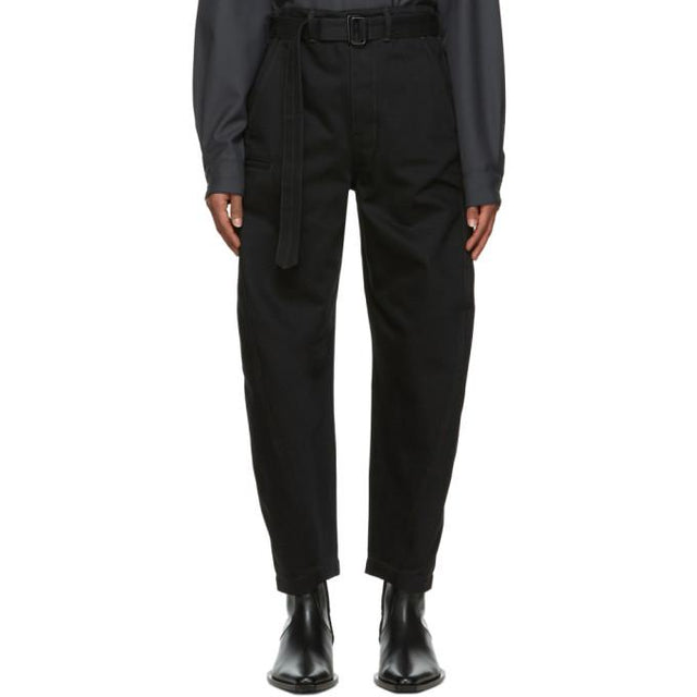 Lemaire Black Heavy Twisted Jeans