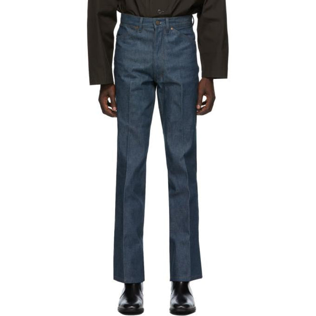 Lemaire Blue Boot Cut Jeans