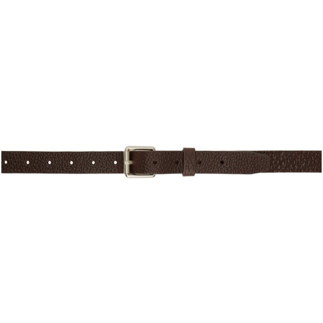 Lemaire Brown Leather Belt