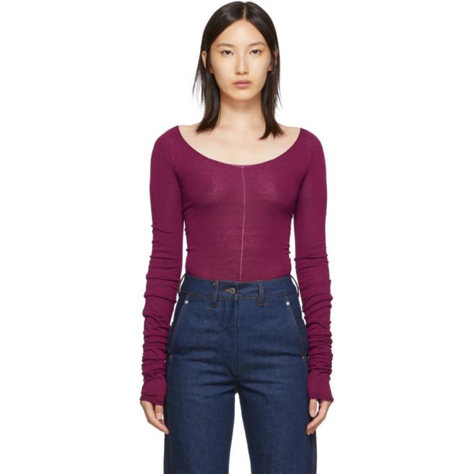 Lemaire Pink Bare Shoulder Second Skin Sweater – BlackSkinny