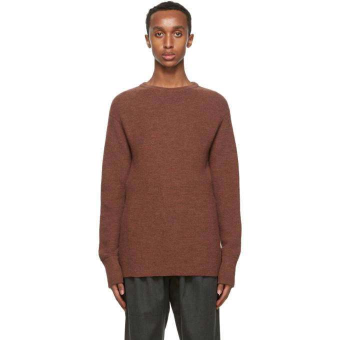 Lemaire Red Sport Loden Military Sweater
