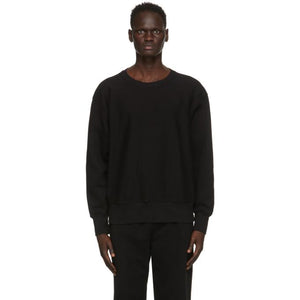 Les Tien Black Crop Sweatshirt