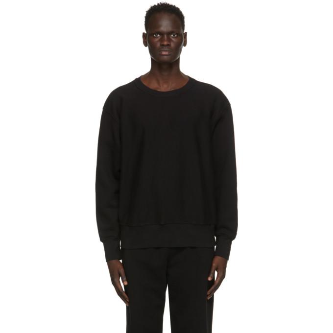 Les Tien Black Crop Sweatshirt