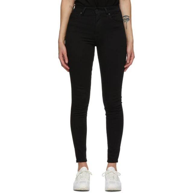 Levis Black Mile High Super Skinny Jeans