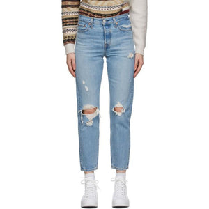 Levi's wedgie best sale fit distressed jeans