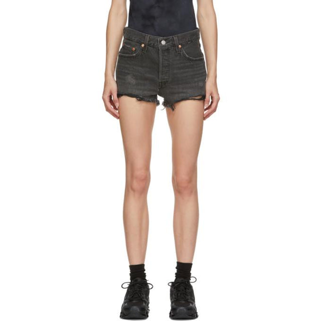 Levis Grey 501 Original Shorts