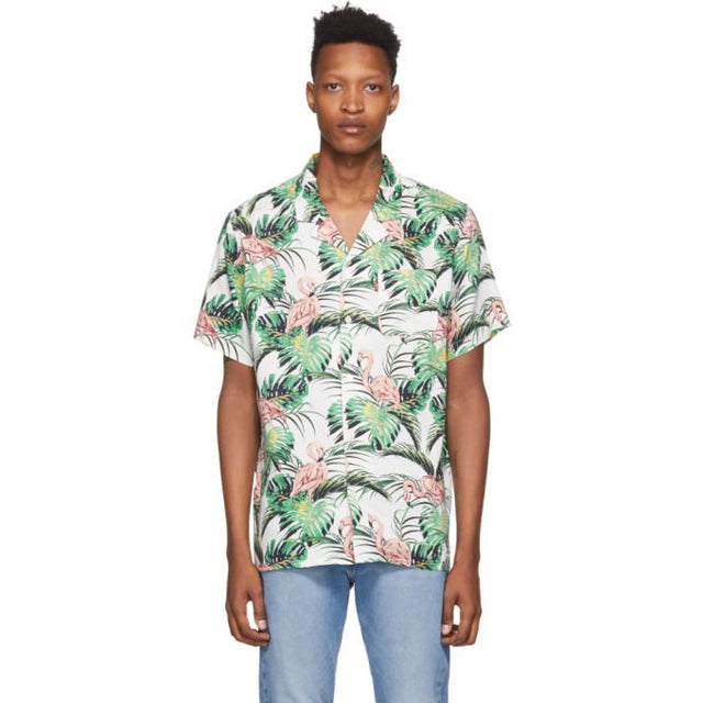 Levis Multicolor Flamingo Print Shirt