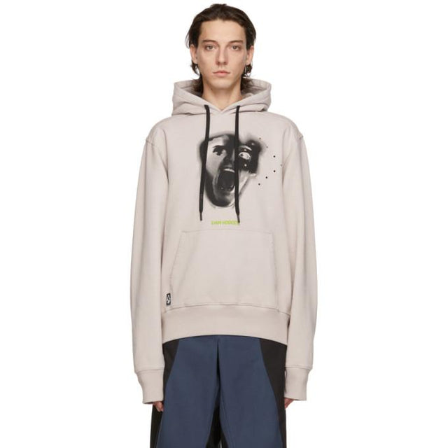 Liam Hodges Taupe Brave Faces Hoodie