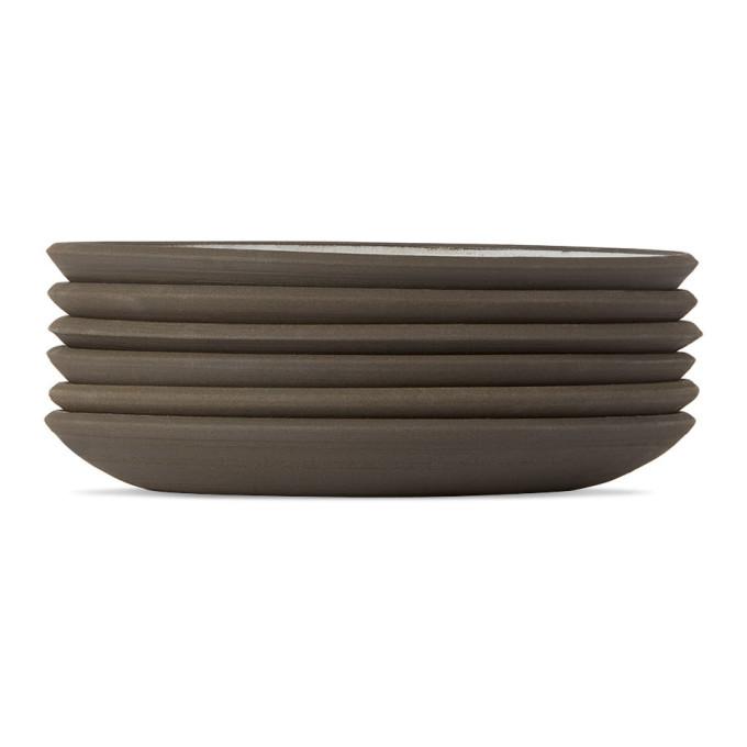 Lily Pearmain SSENSE Exclusive Black and White Side Plate Set-Serveware & Flatware-BlackSkinny