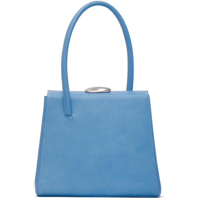 Little Liffner Blue Lizard Madame Bag