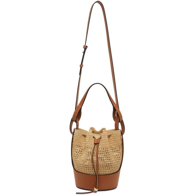 Loewe Beige and Tan Small Balloon Bag