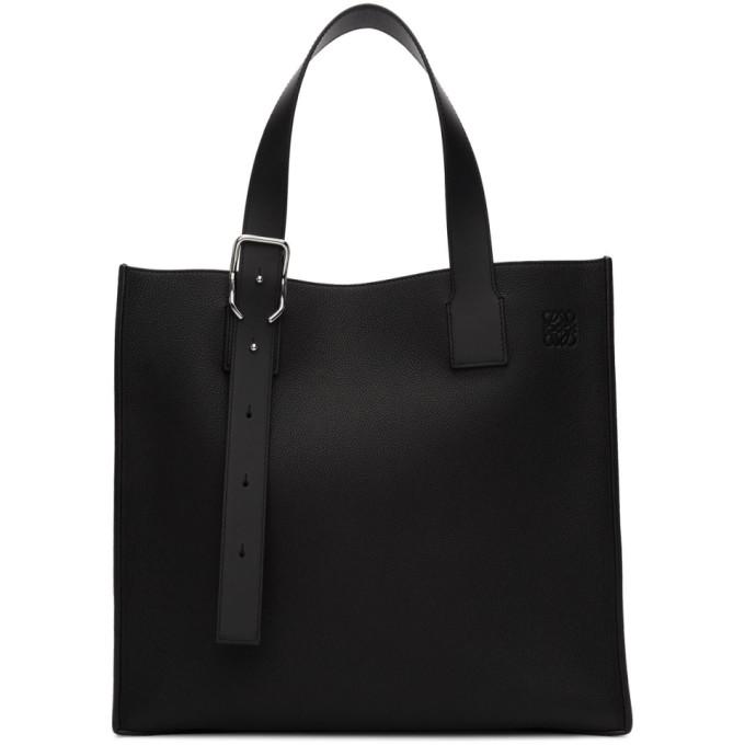 Loewe Black Buckle Tote