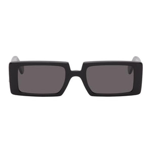 Loewe Black Logo Rectangular Sunglasses