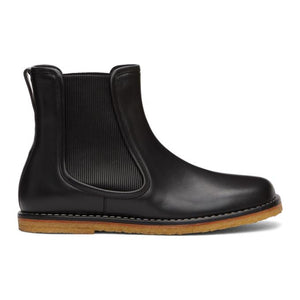 Loewe Black Ribbed Chelsea Boots
