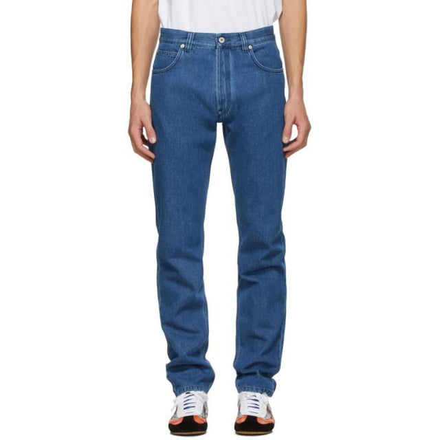 Loewe Blue Logo Pocket Jeans