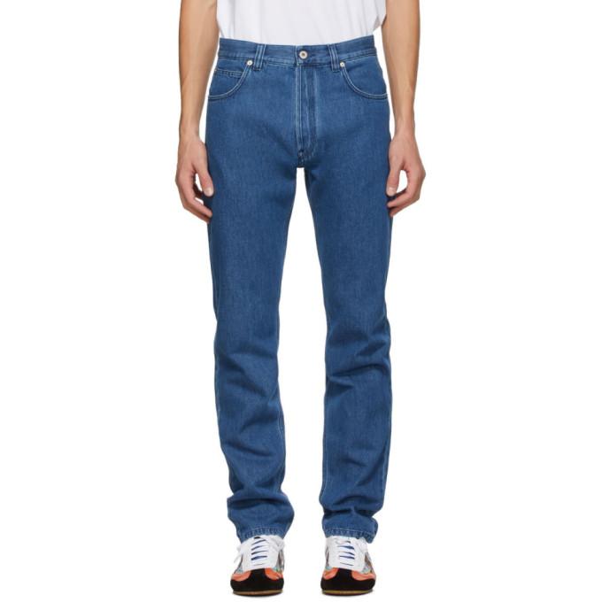 Loewe Blue Logo Pocket Jeans