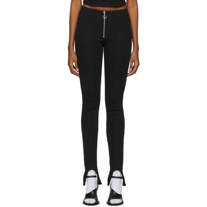 Lourdes Black 80s Stirrup Leggings