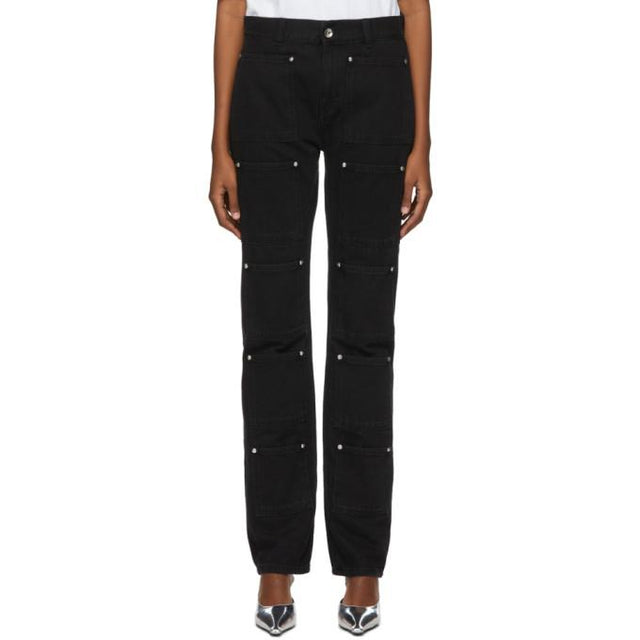 Lourdes Black Multi Pocket Jeans