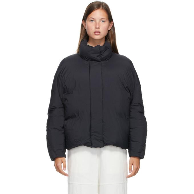 LOW CLASSIC Black Down Nylon Jacket